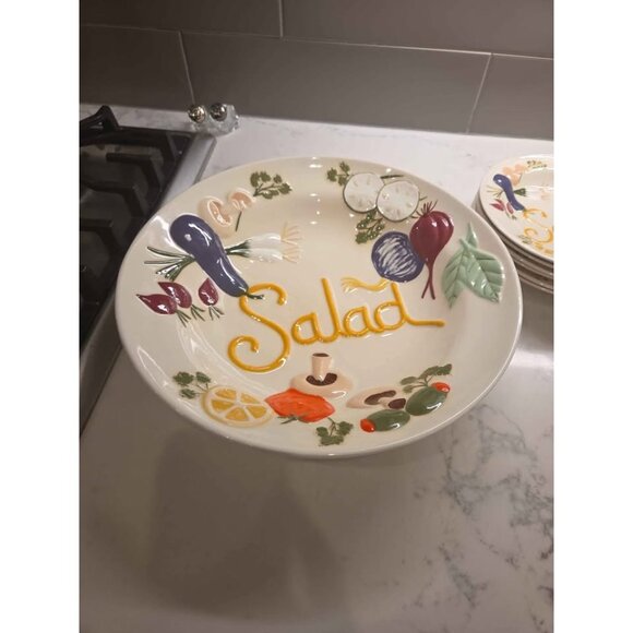 Mid century vintage salad bowl set - Picture 2 of 6